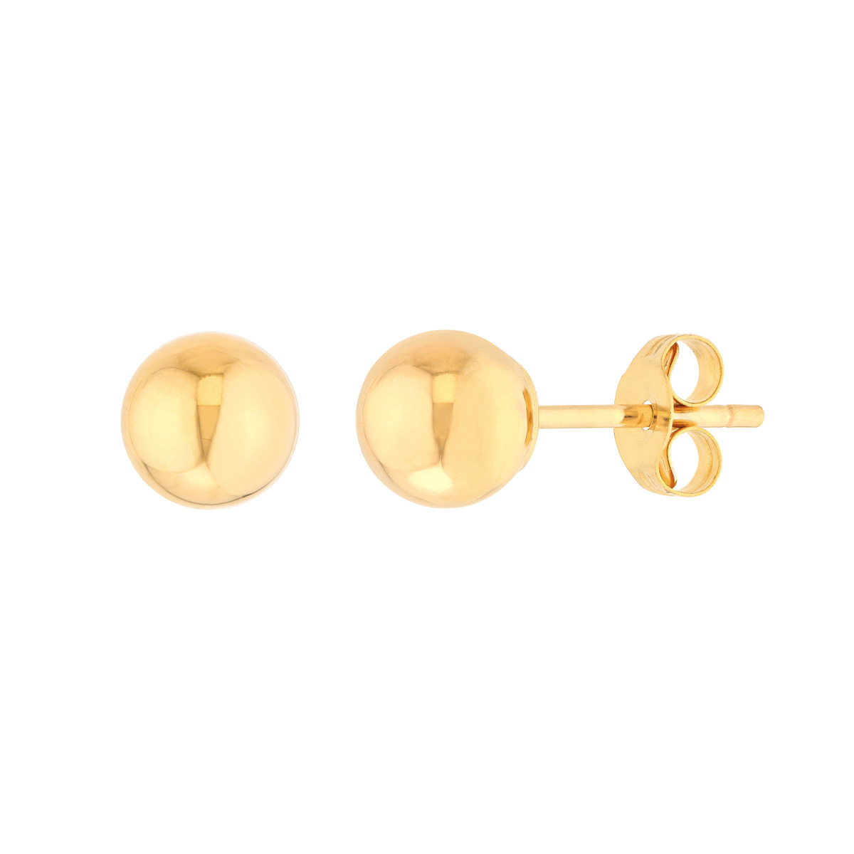 14kt Ball Stud Earrings