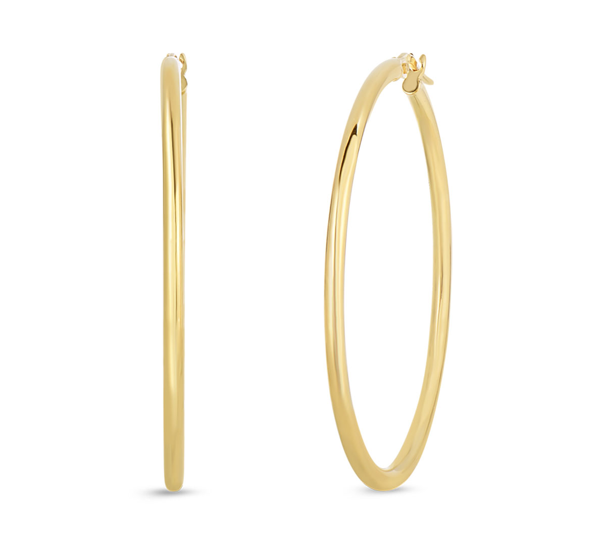 Roberto Coin 18kt Yellow Gold Large Hoop Earrings