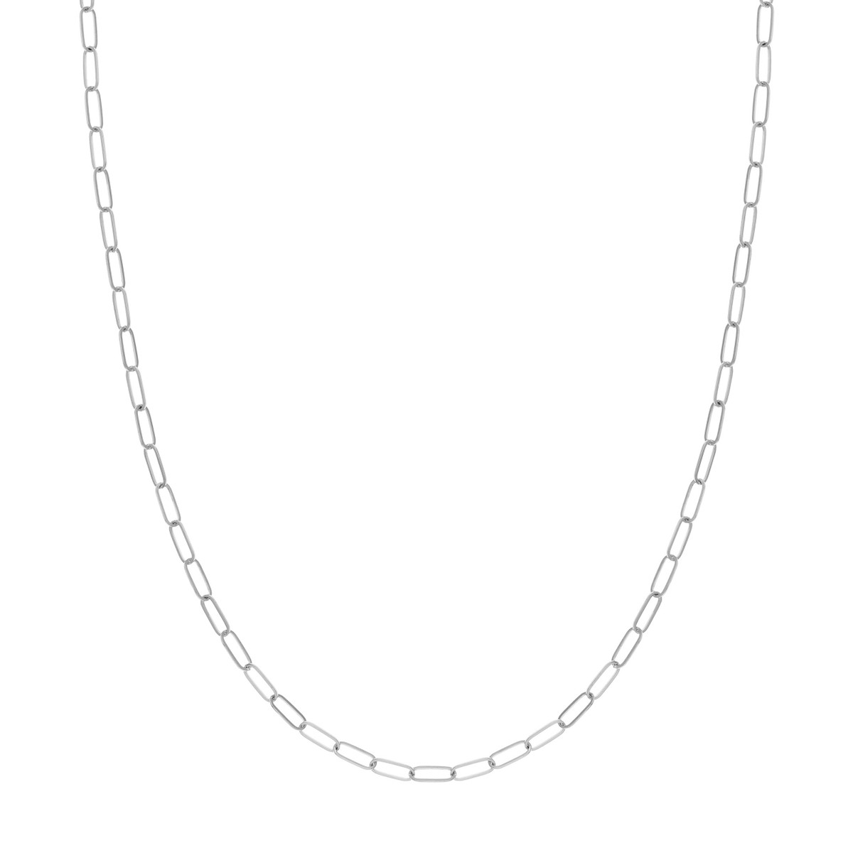 14k 3mm Paperclip Chain