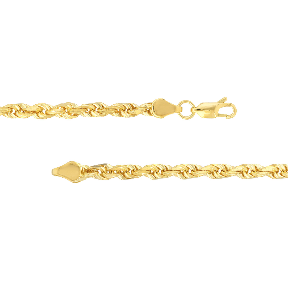 14kt 4.4mm Rope Chain