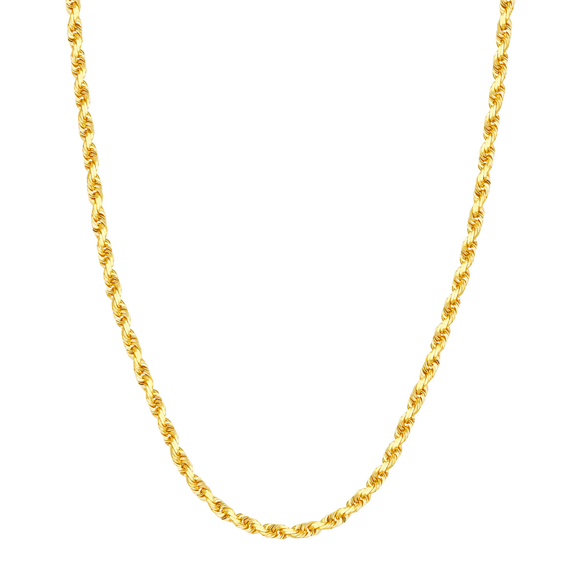 14kt 4.4mm Rope Chain