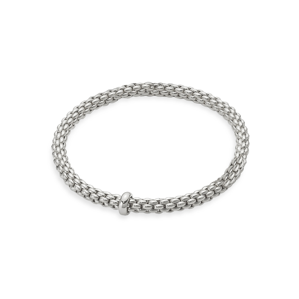 Fope 18kt White Gold  Solo Flex'it Bracelet