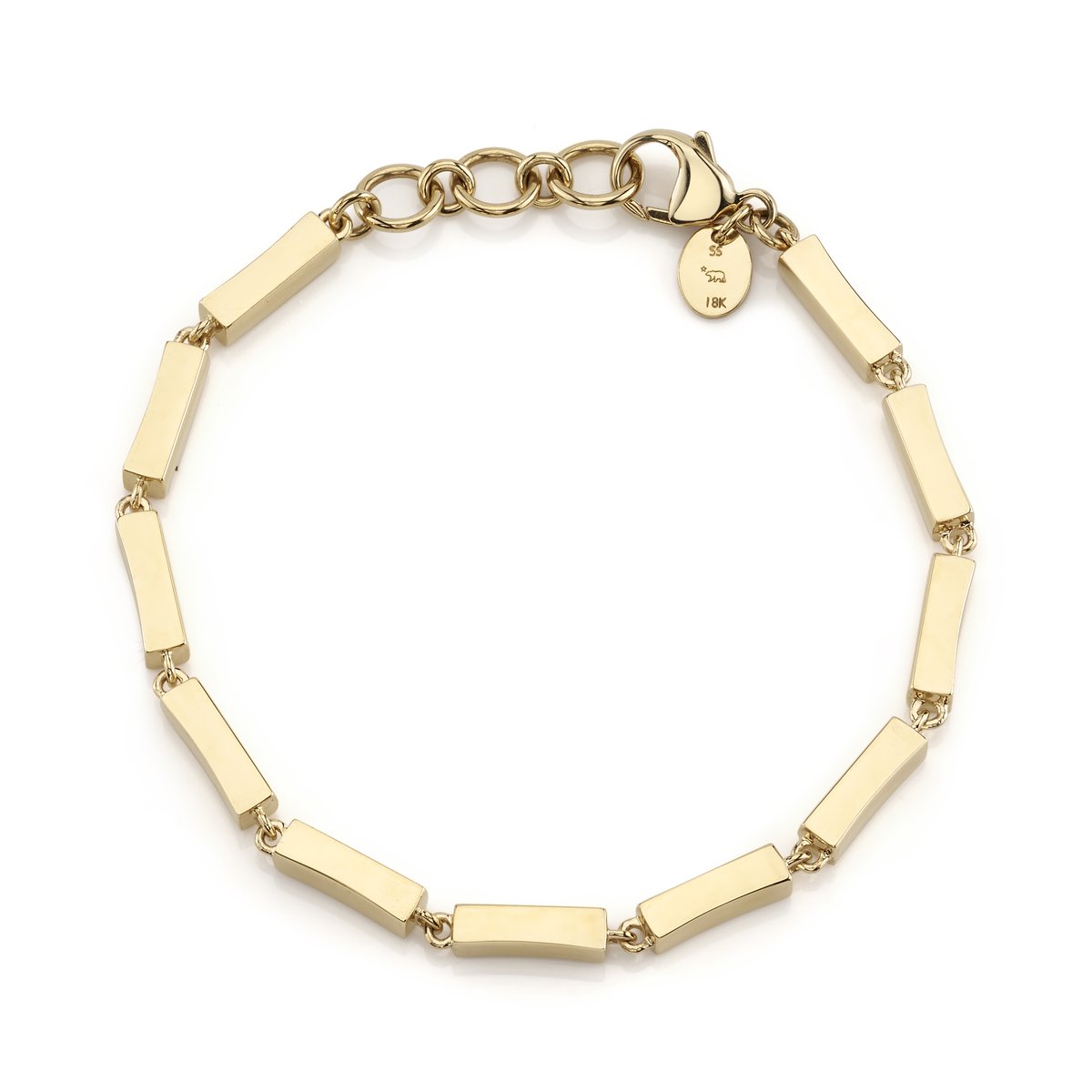 Single Stone 18kt Yellow Gold Giana Bracelet