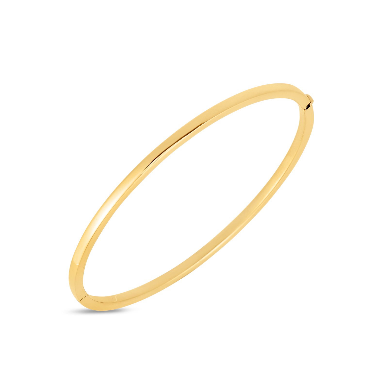 Roberto Coin 18kt Yellow Gold Oval Bangle Bracelet