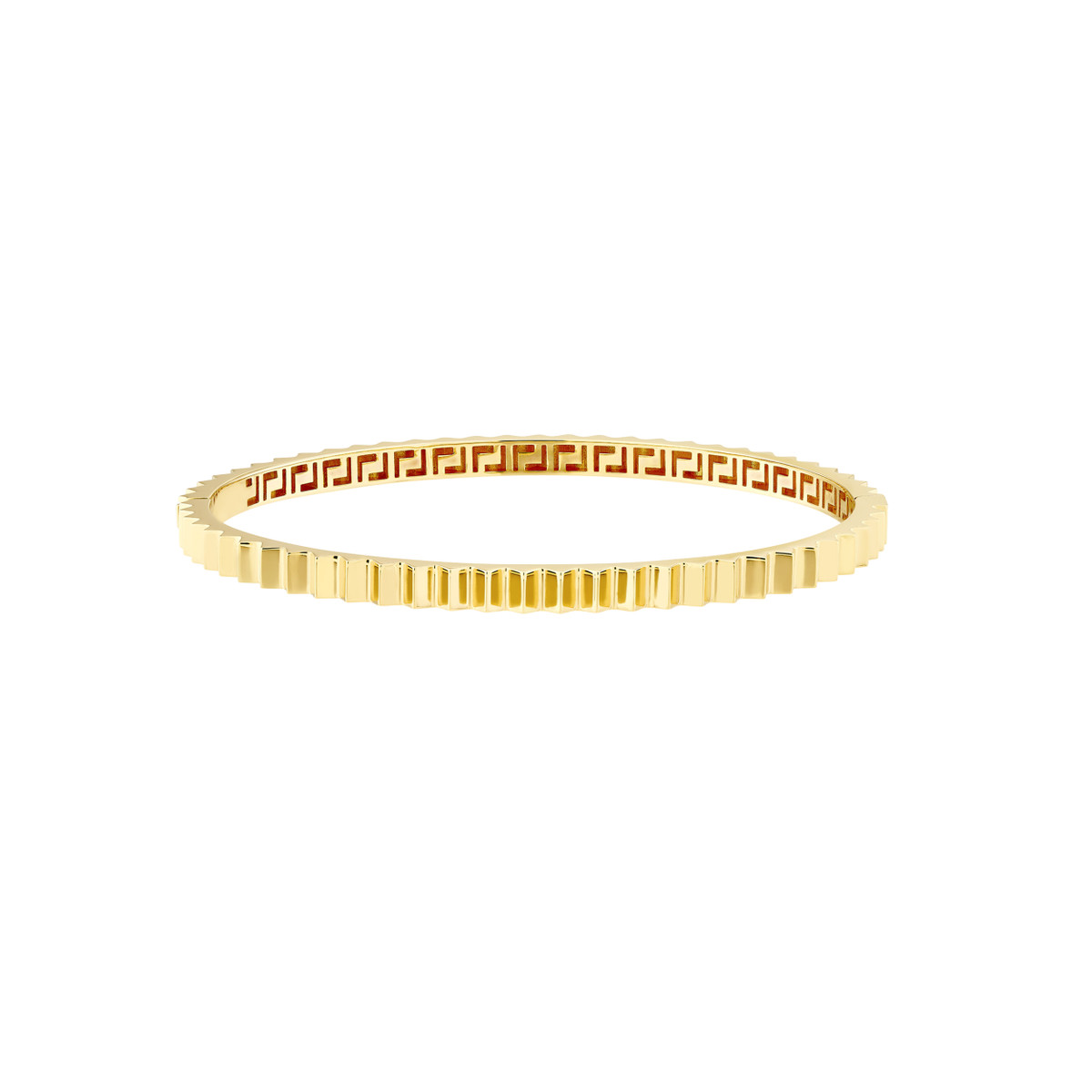 14kt Zig Zag Bangle Bracelet