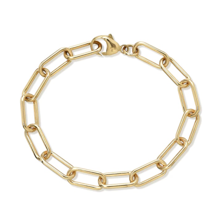 Single Stone 18kt Yellow Gold Libby Bracelet