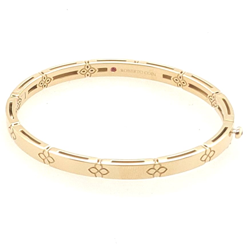 Roberto Coin 18kt Yellow Gold Love In Verona Bangle Bracelet