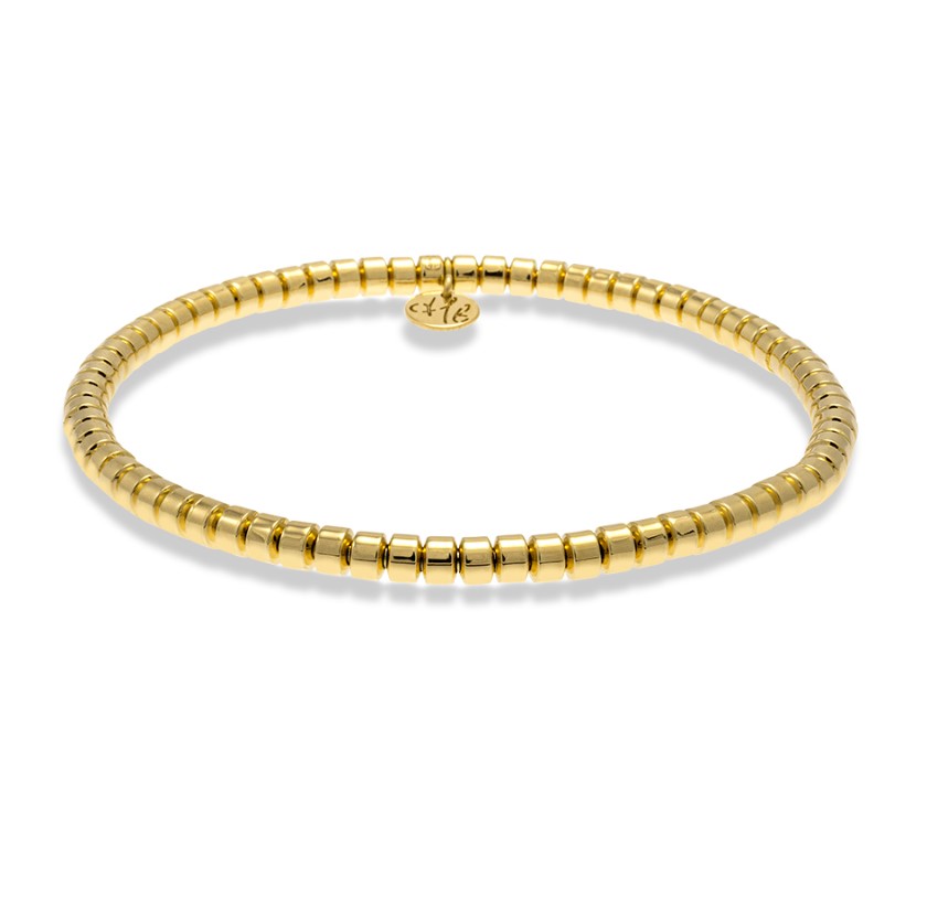 Hulchi Belluni 18kt Yellow Gold Tresore Stretch Bracelet