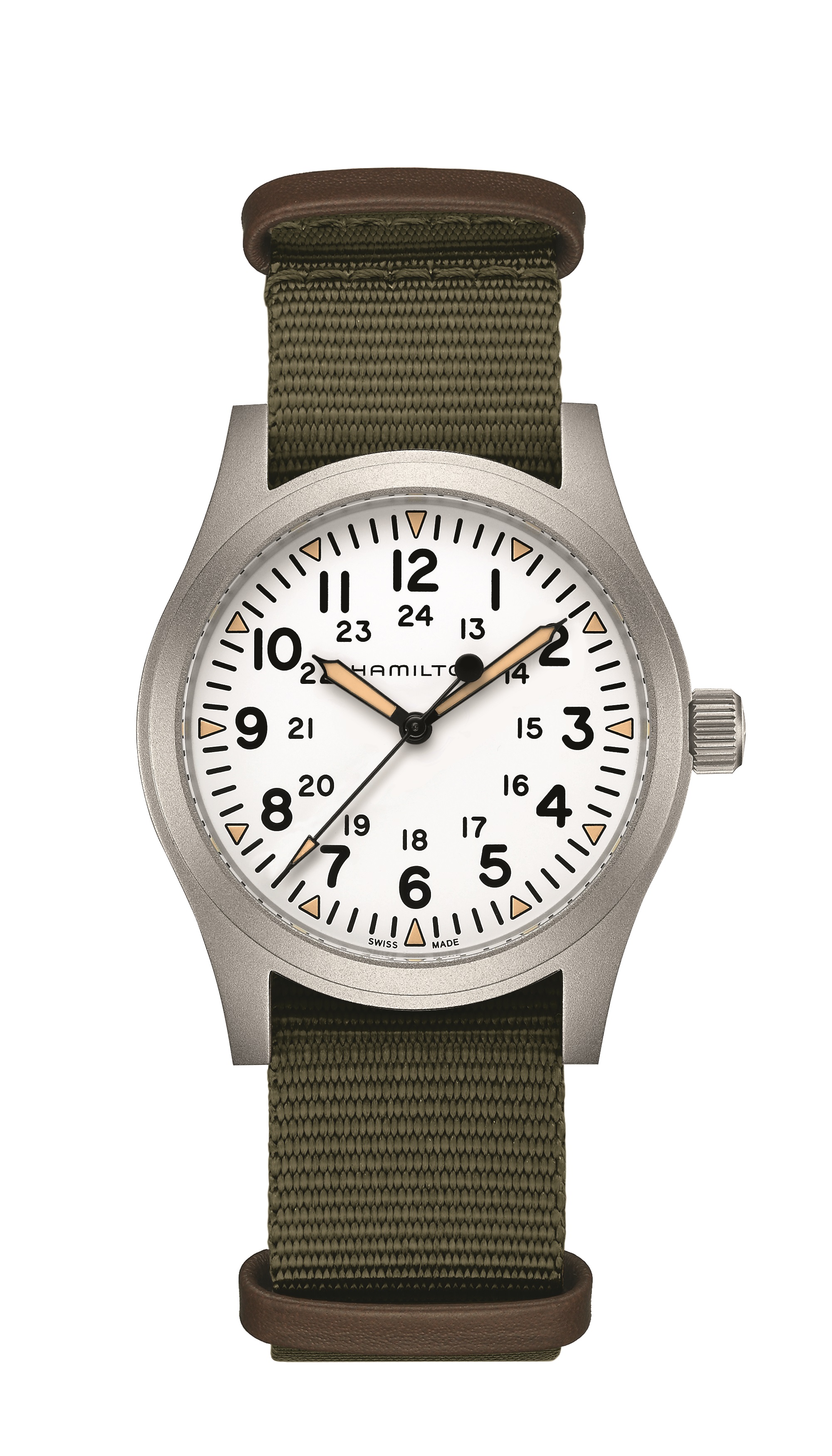 Khaki Field Mechanical White Dial Watch