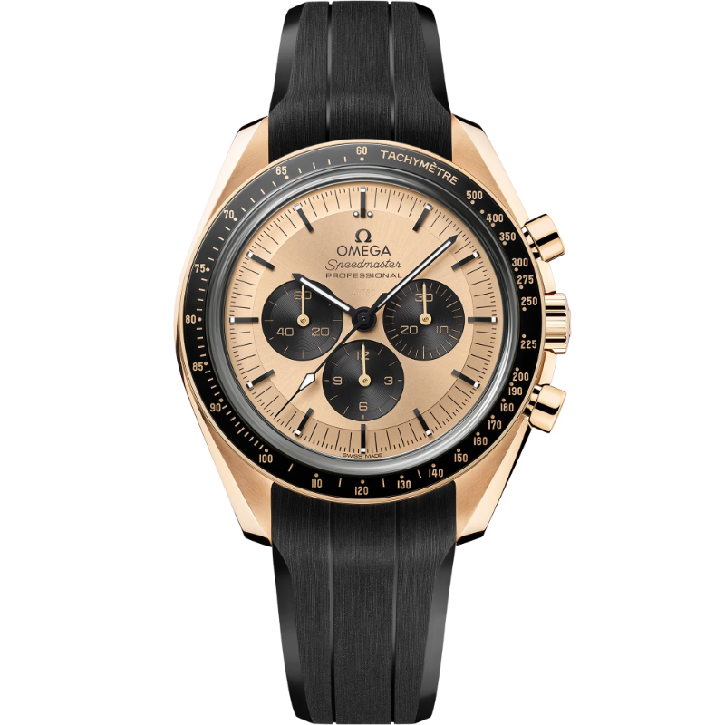 Omega Speedmaster Moonwatch Professional 18k Moonshine Gold Co-axial Master Chronometer 42mm