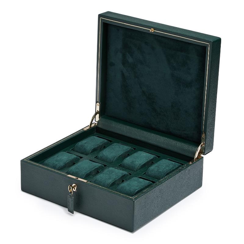 Wolf Designs British Racing 8 Piece Watch Storage Box