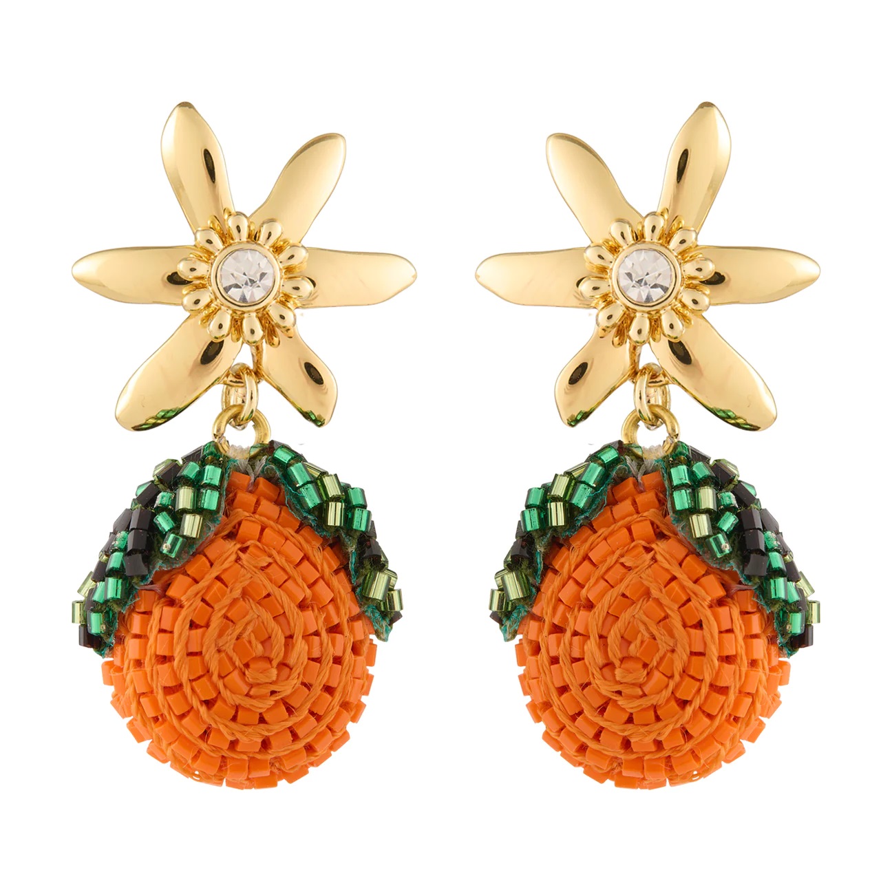 Mignonne Gavigan Positano Orange Earrings