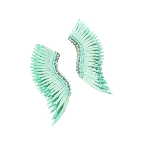 Mignonne Gavigan Midi Madeline Earrings In Seafoam