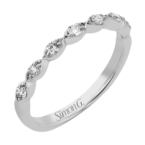 Straight Diamond Wedding Band