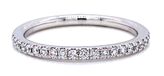 Fire & Ice .30cttw 18kt Wg 17-stone Dia Wedding Band Style Ring F-h Vs1-vs2 itemprop=