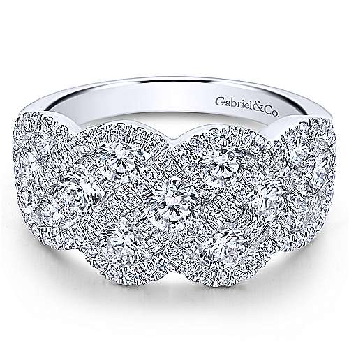 G&c 1.79cttw 14k Wg Wide Woven Dia Statement Ring F-h Vs1-vs2 Serial #s1966106 itemprop=