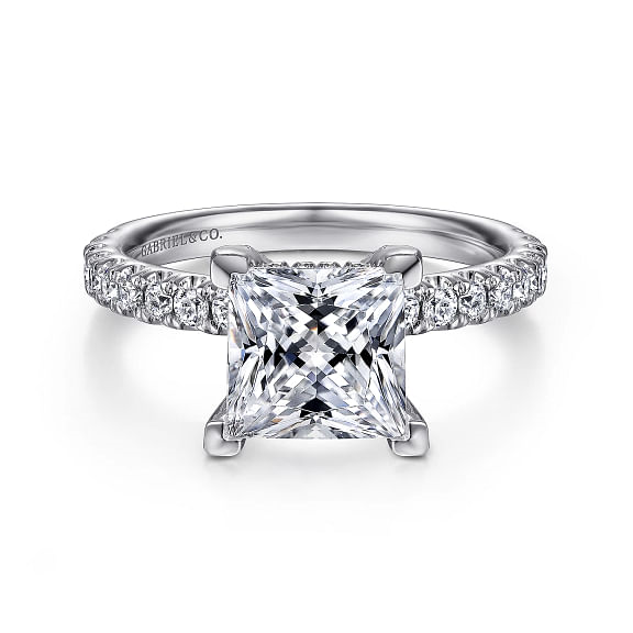 G&c Cz Ctr .55cttw 14kt Wg Princess Cut Diamond Semi Mount With Hidden Diamond Halo For 2.0ct Princess Center F-h Vs1-vs2 Serial #s1897128 itemprop=