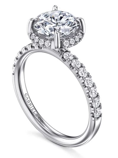 G&c Cz Ctr .42ctw 14k Wg *talisa* Semi Mount For 2.0ct Ctr & Halo F-h Vs1-si2 Serial #s1963595 itemprop=