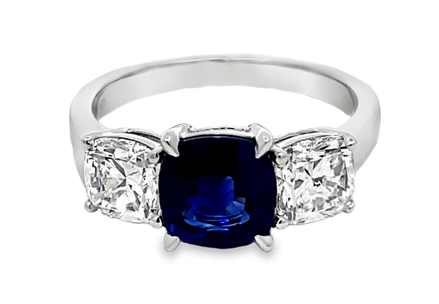 1.96stw 1.40dtw Gia 18k Wg 3-stone Blue Sapphire & Dia Ring E Vs2-si1 Gia 6312872613 & 2318847478 itemprop=