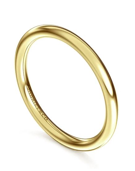 G&c 1.7mm 14kt Yg High Polish Matching Wedding Band Serial #s1963257