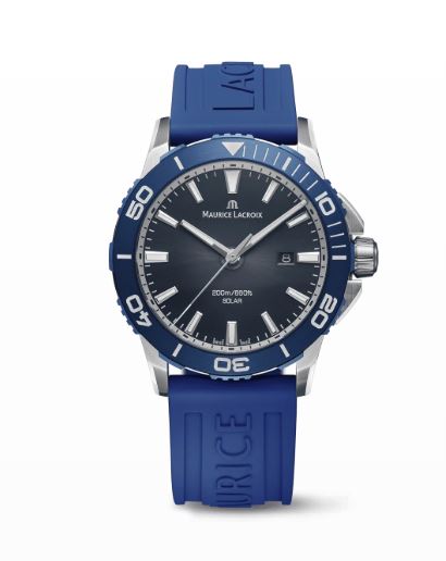 Stainless Steel Solar Quartz Watch, 42mm