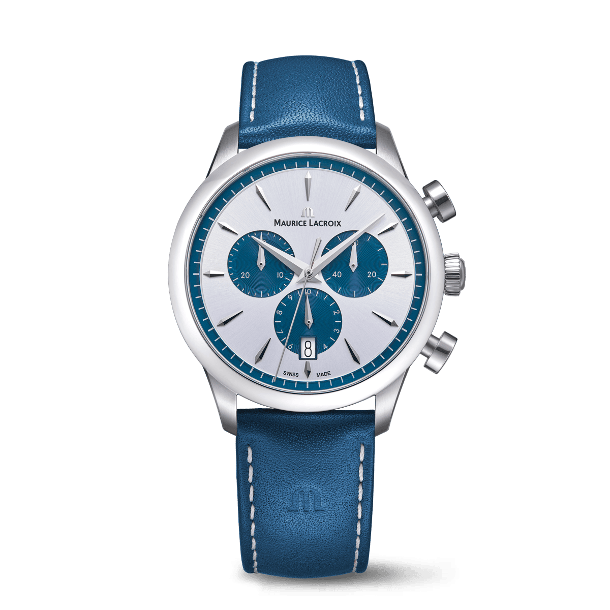 Stainless Steel Quartz Chronograph Watch, 40mm