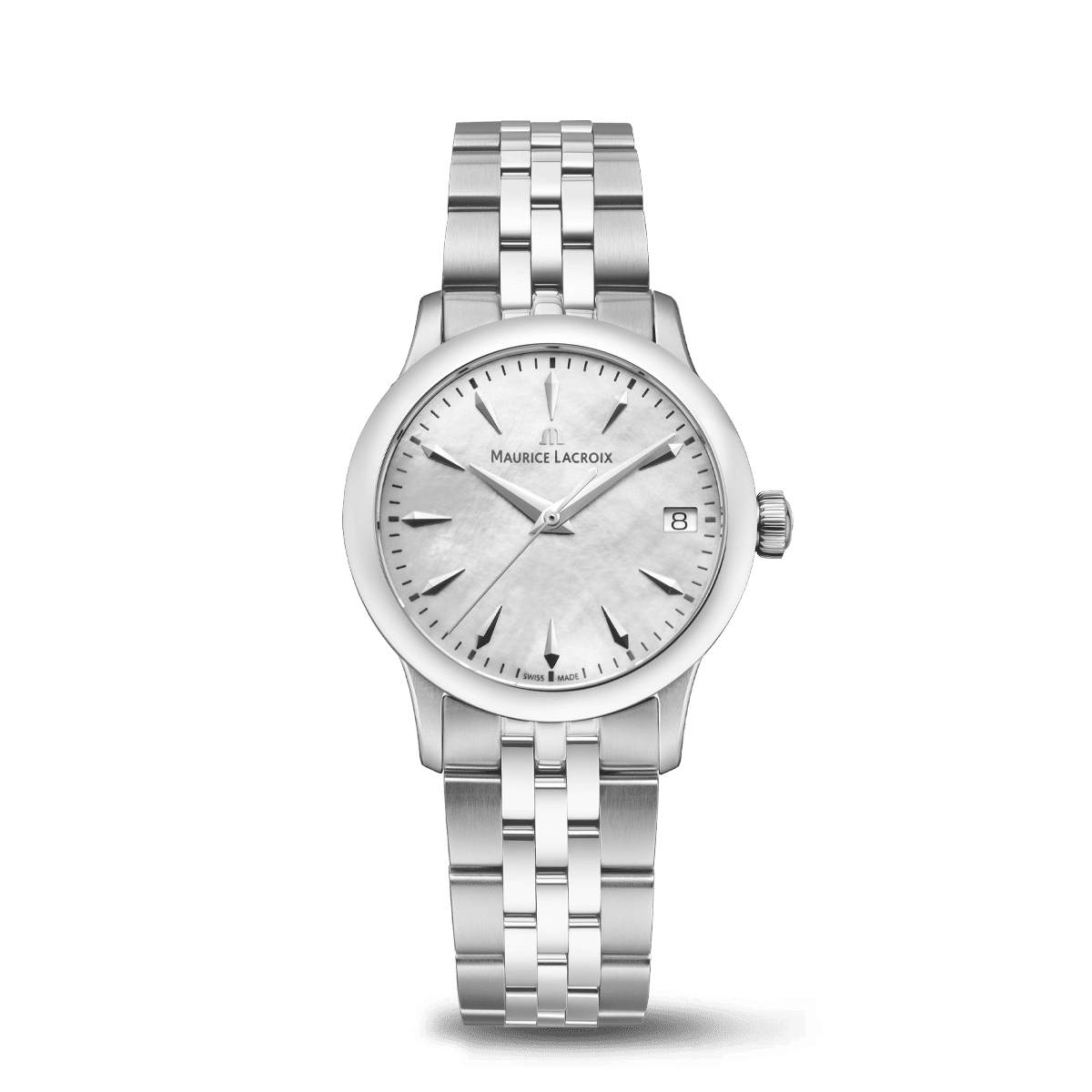 Stainless Steel Quartz Watch, 33mm
