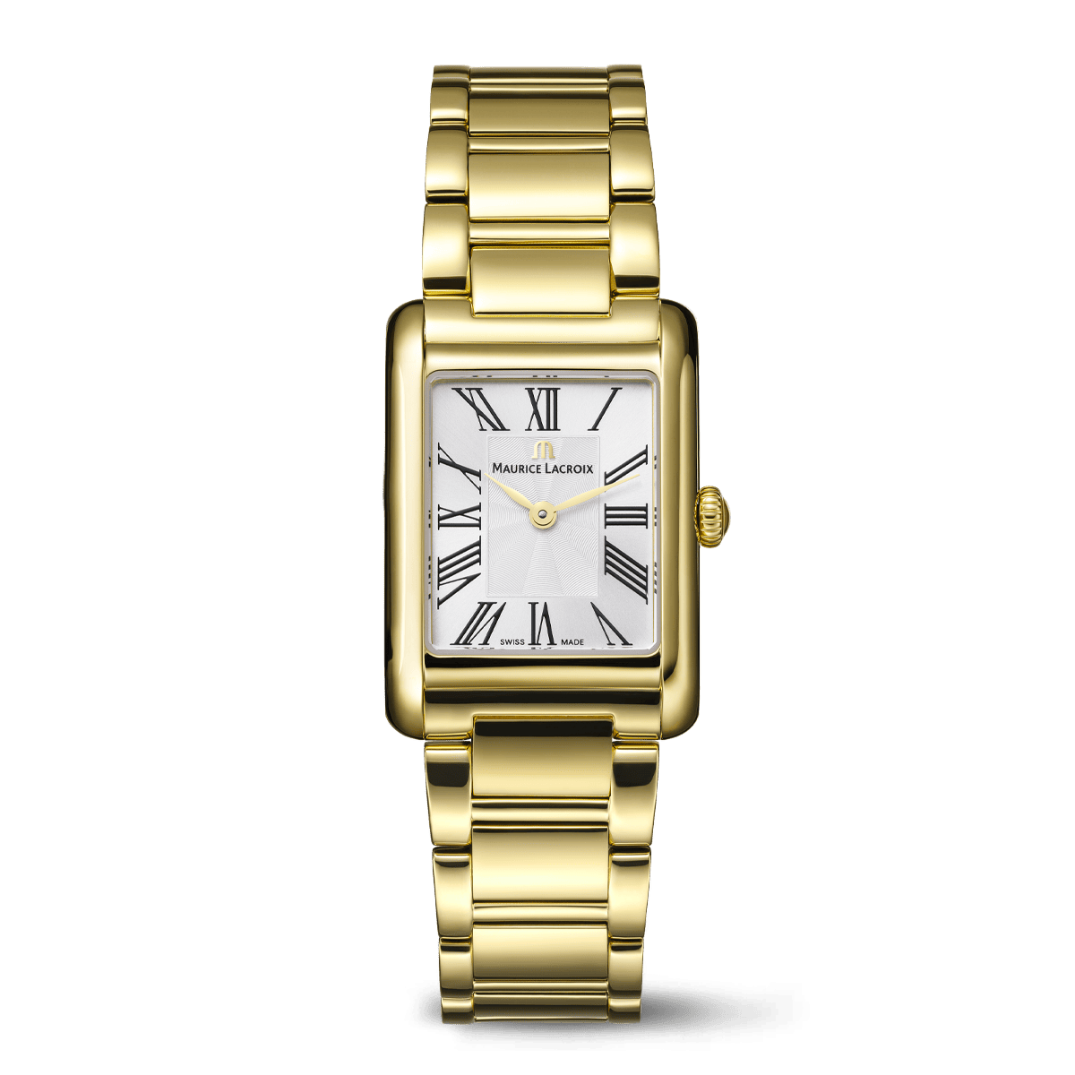 Gold Pvd-plated Stainless Steel Quartz Watch, 24x34mm