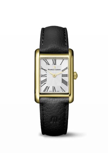 Gold Pvd-plated Stainless Steel Quartz Watch, 24x34mm