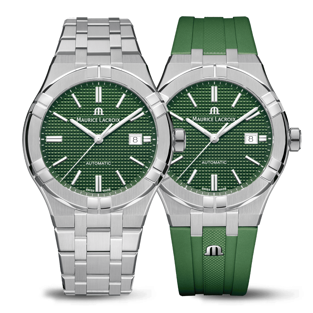 Stainless Steel Automatic Watch With Band Kit, 42mm