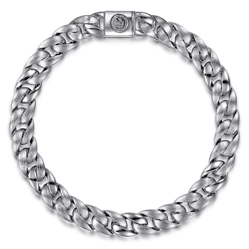 G&c Ss Cuban Link Chain Bracelet Serial#s1756332