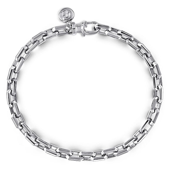 G&c Ss Faceted Chain Bracelet Serial #s1598481