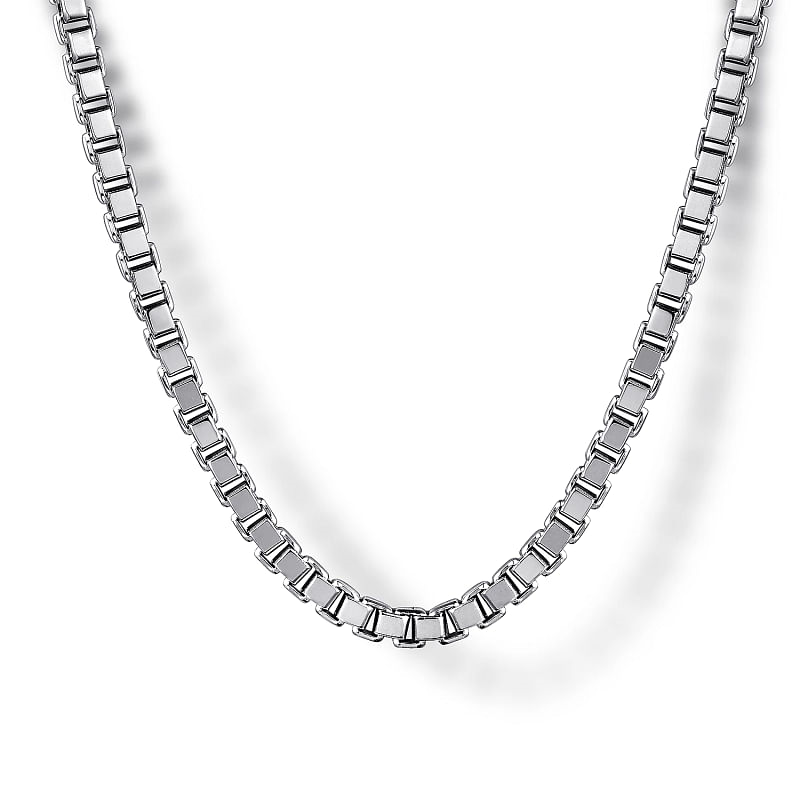 G&c 20inch 2.5mm Ss Mens Box Chain Necklace Serial#s1864878