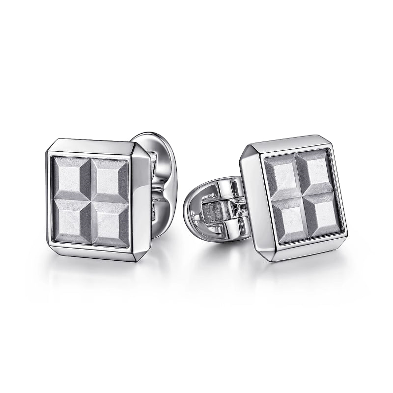 G&c Ss Square Cufflinks Serial#s1752419