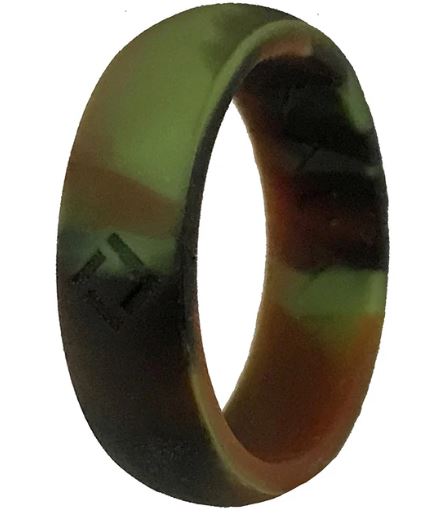 9mm Camo Silicone Band Size 12