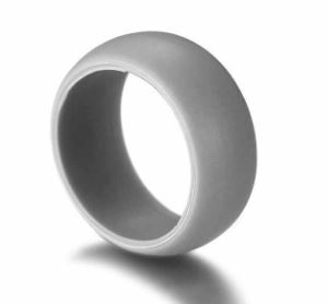 Grey Silicone Band Size 9