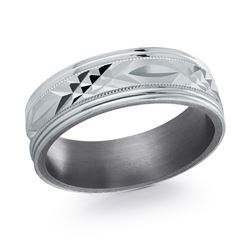 7mm Tantalum & 14kt White Gold Design
Size 10