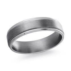 8mm Tantalum Band Satin Finish Grey 
Size 11.5