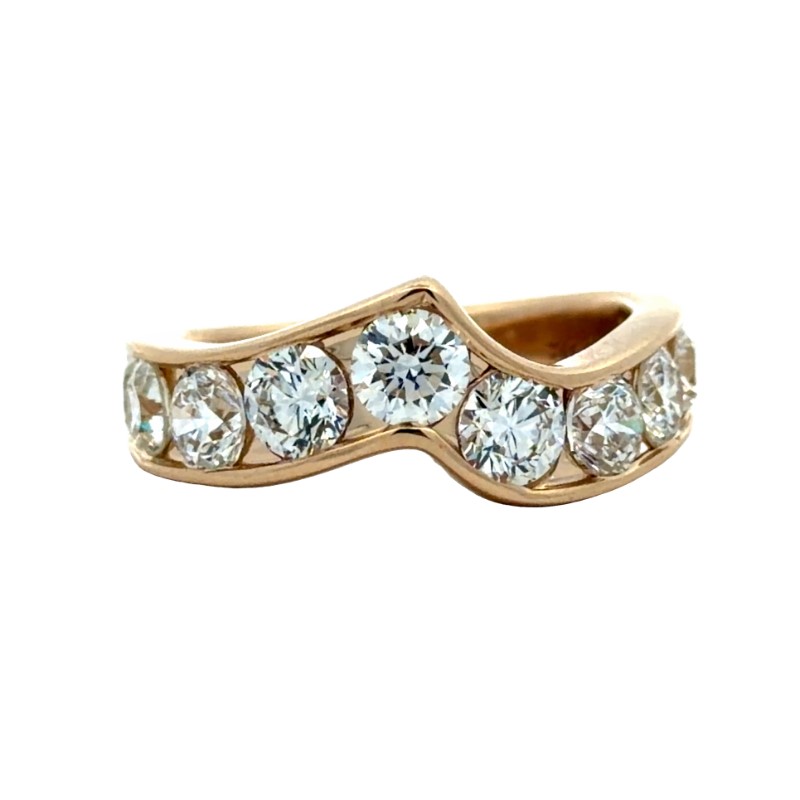 Custom Diamond Wedding Band