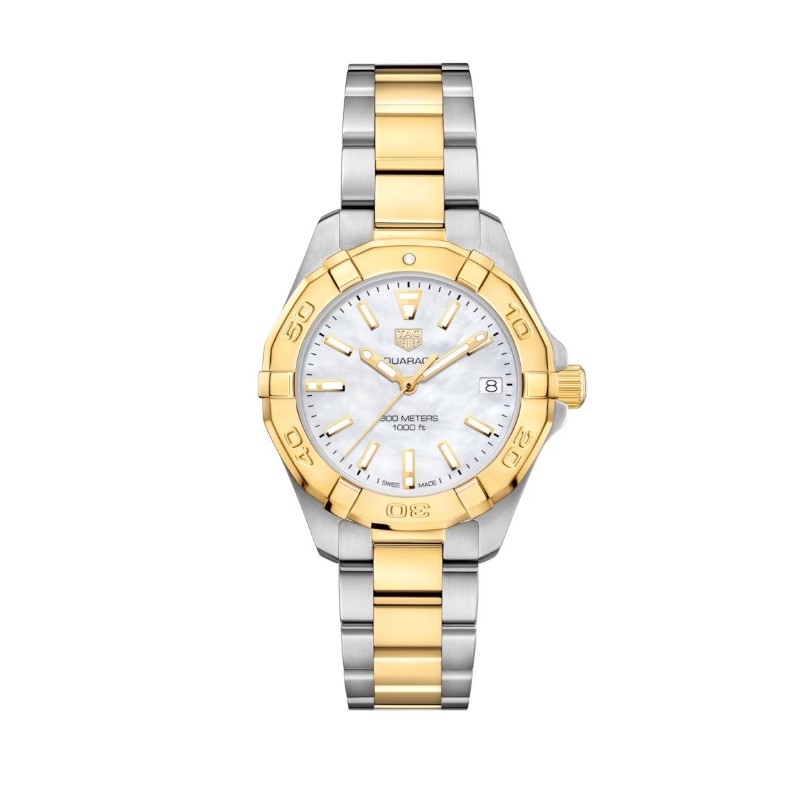 Aquaracer 300M Steel and Gold Quartz Watch