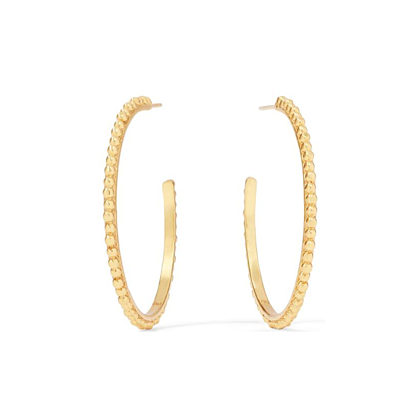 Julie Vos Colette Beaded Hoop Earrings