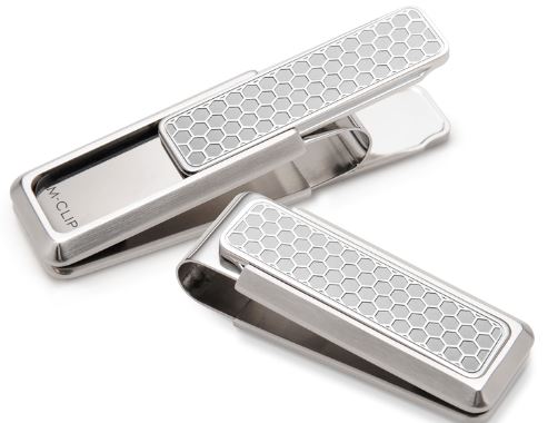 Stainless Steel Honeycomb Money Clip