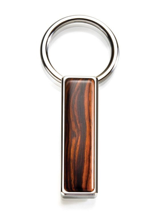 Ebony Wood Key Ring