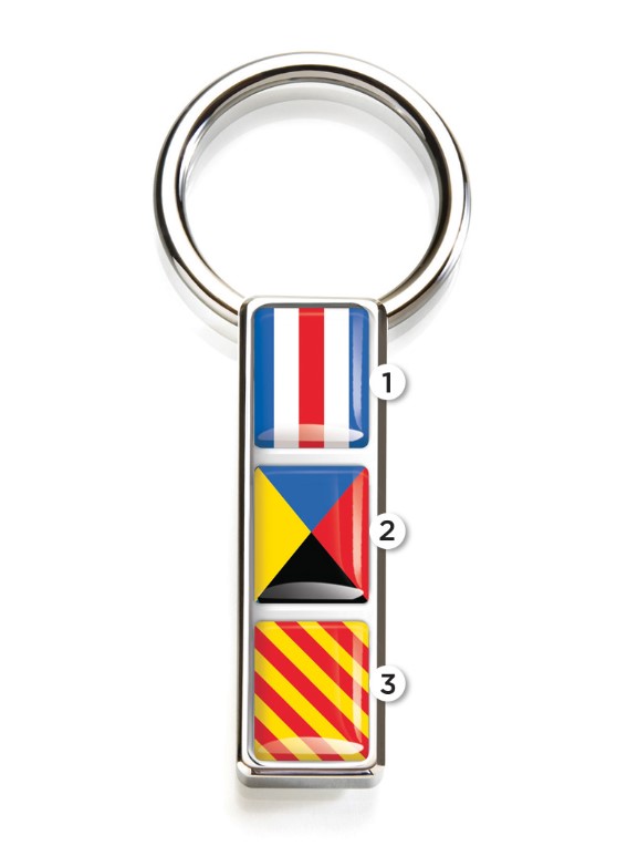 Mariner Nautical Flag Key Ring