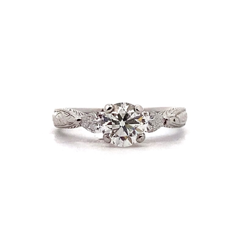 Tacori Platinum Filigree Diamond Ring