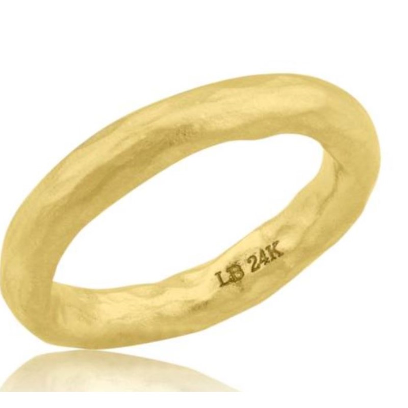 Lika Behar 24K Hammered Band