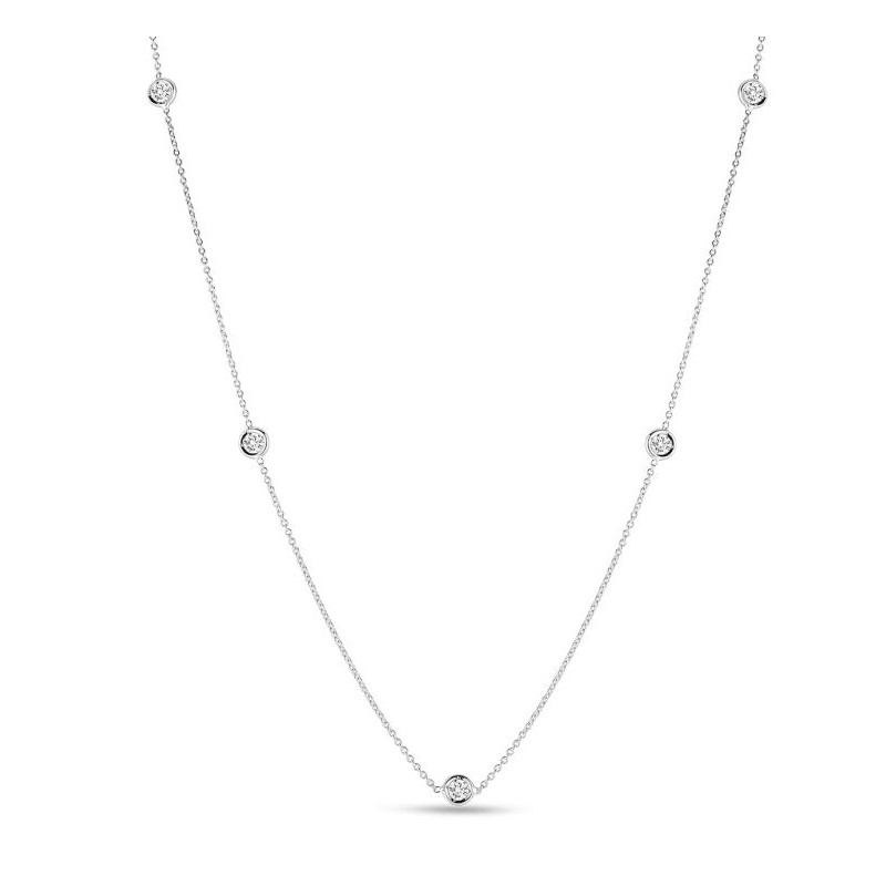 Roberto Coin Diamond Station Necklace