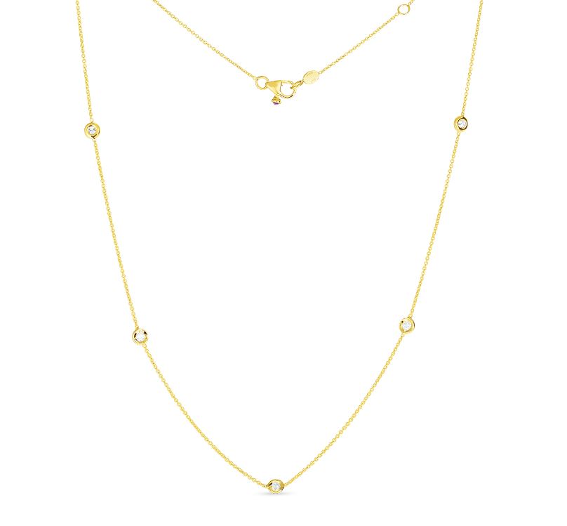 Roberto Coin Diamond Station Necklace