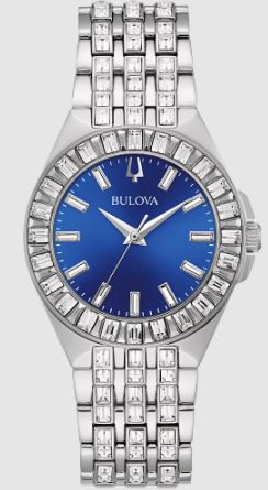 Bulova Crystal Phantom 42Mm Stainless Steel Timepiece