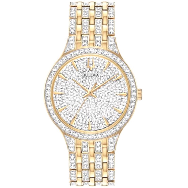 Bulova crystal timepiece from the Phantom collection